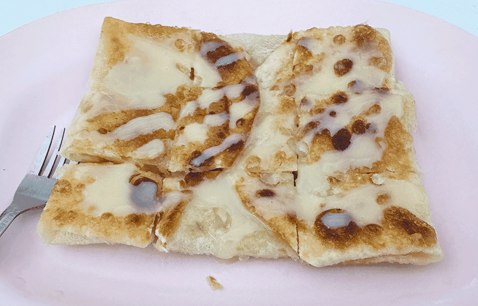 食後に「ロティ」