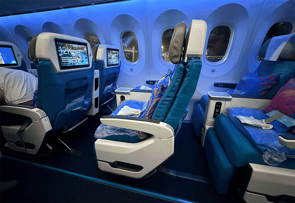 タヒチ旅行記 TN87便