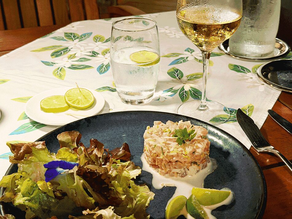 タヒチ旅行記 タハアでの夕食