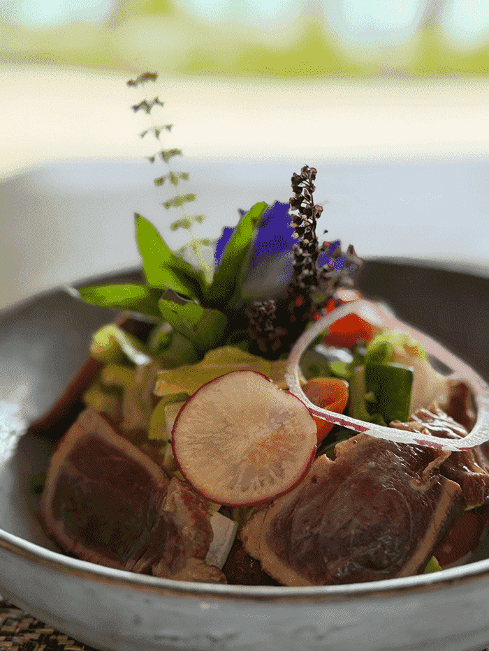 ポアソンクリュのランチ