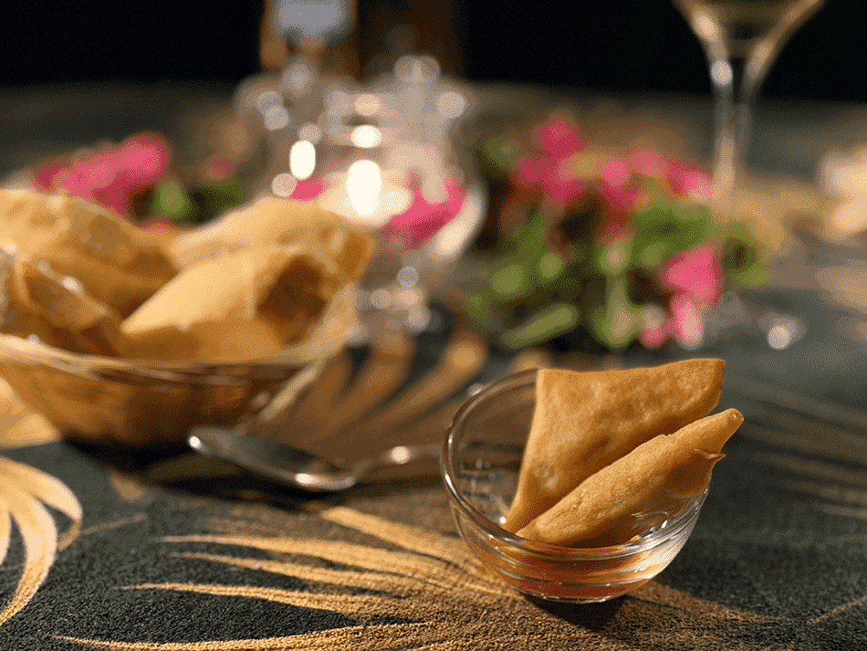 今夜のアミューズハ春巻き