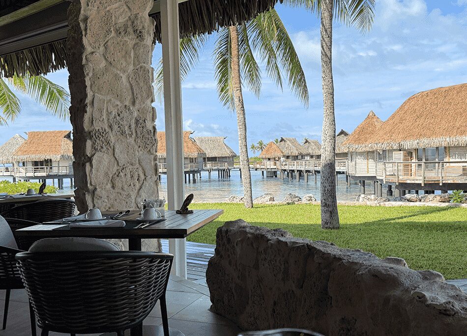 タヒチ レストランからの眺め