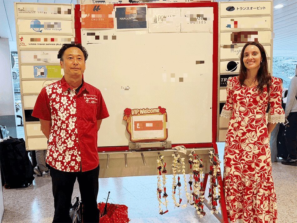 タヒチ旅行記 国際線到着ロビー