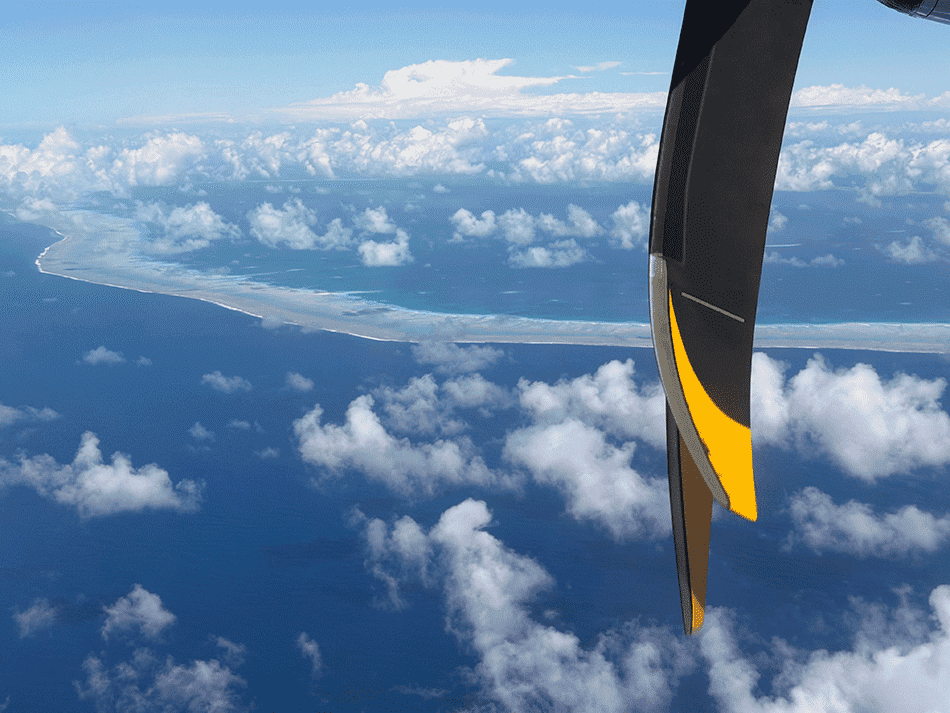 機内からの眺め