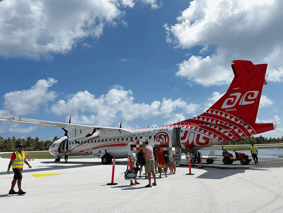 ティケハウ島からファカラバ島へ