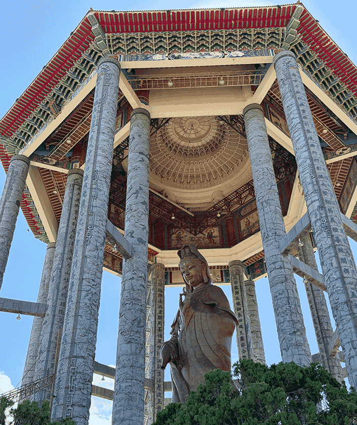 極楽寺(Kek Lok Si Templ)の巨大観音像